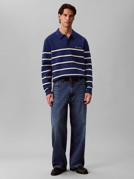 Calvin Klein Cotton Rich Jumper, Blue, Blue