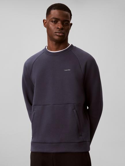 Calvin Klein Cotton Rich Jumper, Blue Midnight - view 2, Blue Midnight