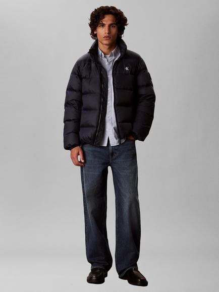 Calvin Klein Zip Off Hood Puffer Jacket, Dark Blue, Dark Blue
