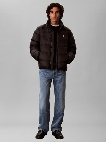 Calvin Klein Water Resistant Down Puffer Jacket, Black, Black