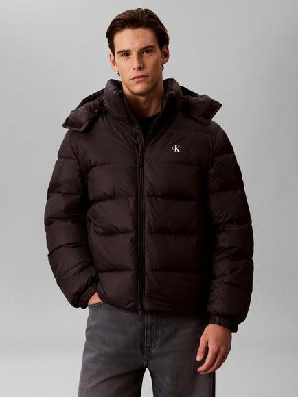 Calvin Klein Water Resistant Down Puffer Jacket, Black - view 2, Black