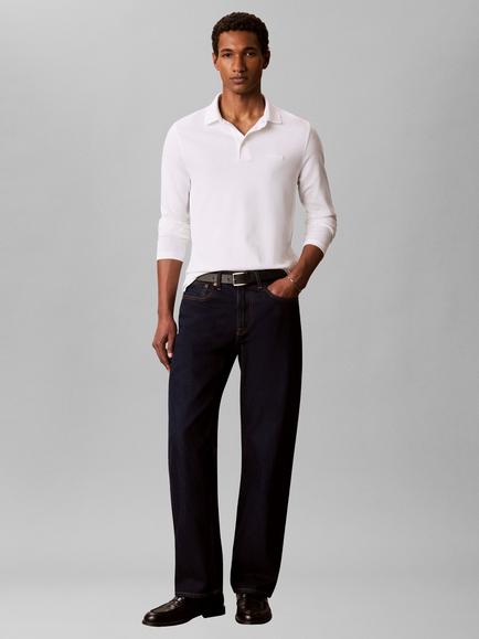 Calvin Klein Slim Supima Polo Shirt, White, White