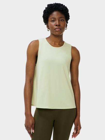 Sweaty Betty Soft Flow Studio Keyhole Back Tank Top, Pastel Green, Pastel Green