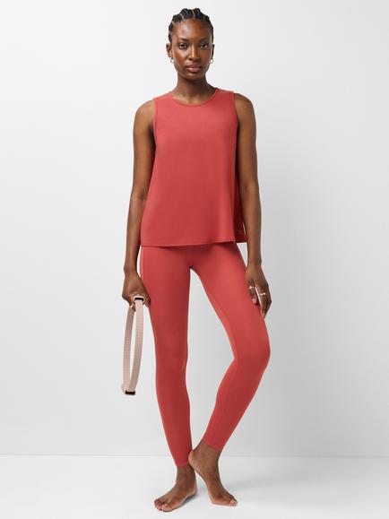 Sweaty Betty Soft Flow Studio Keyhole Back Tank Top, Terrazzo Red - view 2, Terrazzo Red