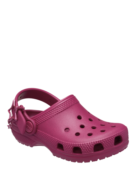 Crocs Kids' Star Buckle Clogs, Royal Pink - view 2, Royal Pink