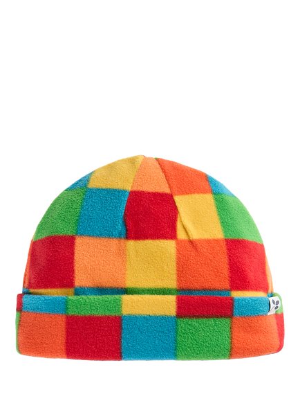 Frugi Kids' Drift Fleece Hat, Multi, Multi