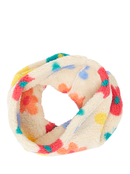 Frugi Kids' Neck Warmer Scarf, Blue Multi, Blue Multi