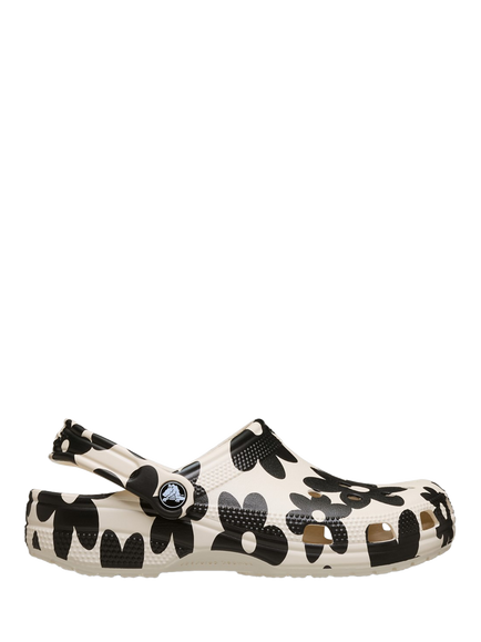 Crocs Classic Pop Petals Clogs, Summit White/Multi