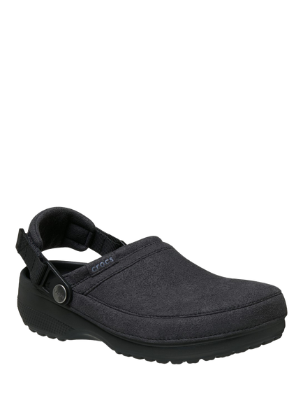 Crocs Classic Crafted Vegan Suede Clogs - view 2, Black