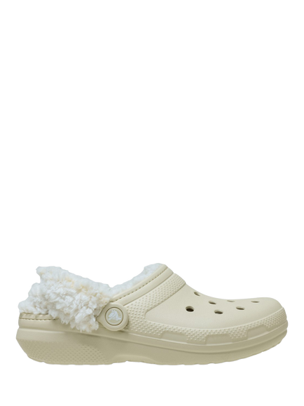 Crocs Classic Fleece Clogs, Bone