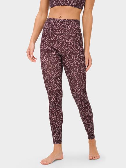 Sweaty Betty Abstract Print Ultimate Studio Yoga Leggings, Brown/Multi, Brown/Multi