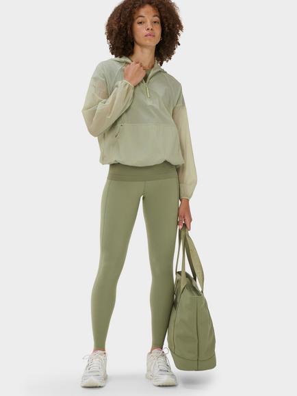 Sweaty Betty Power Ultra Sculpt 7/8 Laser Cut Leggings, Bracken Green - view 2, Bracken Green