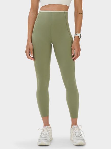 Sweaty Betty Power Ultra Sculpt 7/8 Laser Cut Leggings, Bracken Green, Bracken Green