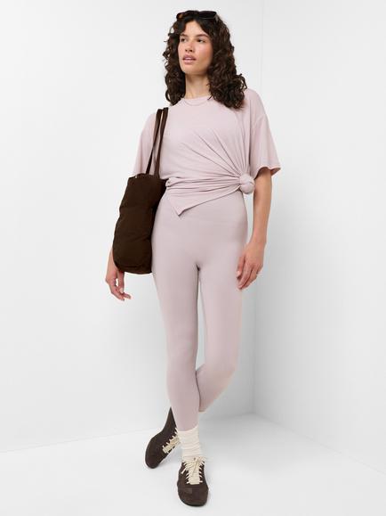 Sweaty Betty Seamless Textured 7/8 Leggings - view 2, Mauve Purple