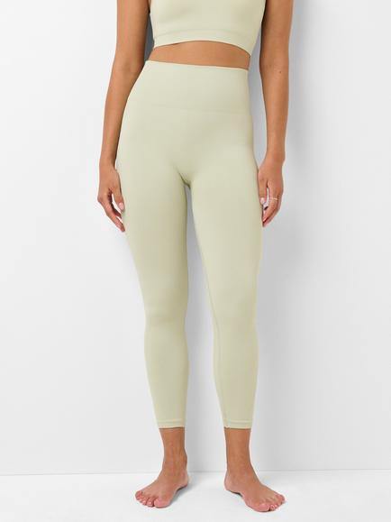Sweaty Betty Seamless Textured 7/8 Leggings, Pastel Green, Pastel Green