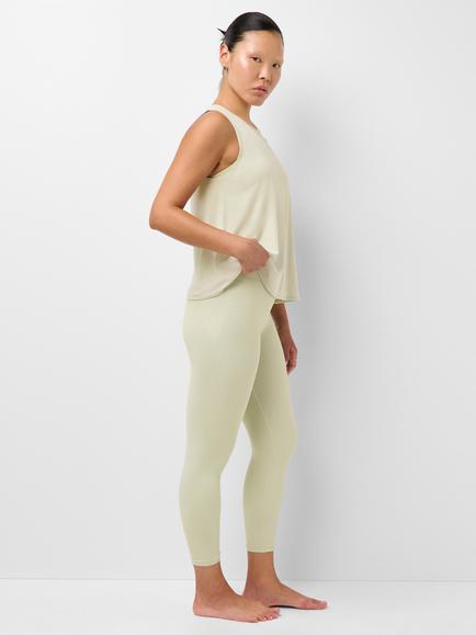 Sweaty Betty Seamless Textured 7/8 Leggings, Pastel Green - view 2, Pastel Green