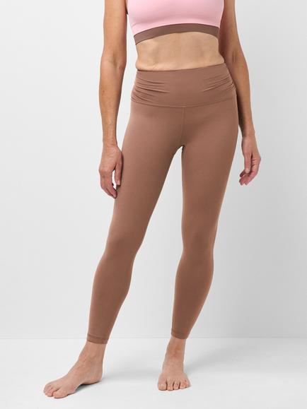 Sweaty Betty Ultimate Studio 7/8 Ruched Leggings, Chestnut Brown, Chestnut Brown