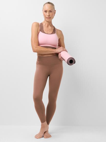 Sweaty Betty Ultimate Studio 7/8 Ruched Leggings, Chestnut Brown - view 2, Chestnut Brown