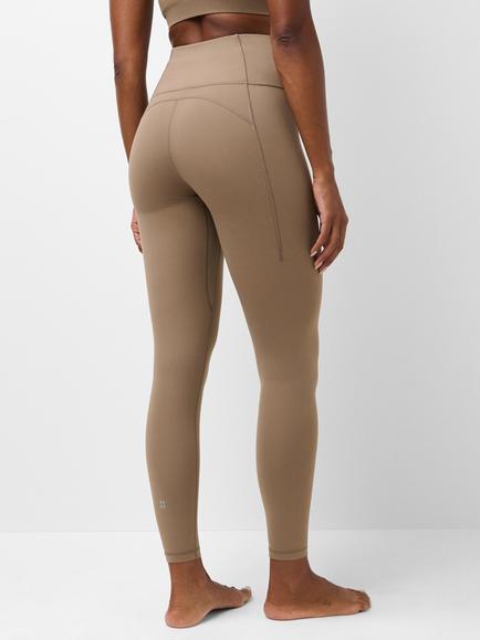 Sweaty Betty Super Soft Yoga Leggings, Utility Brown - view 2, Utility Brown