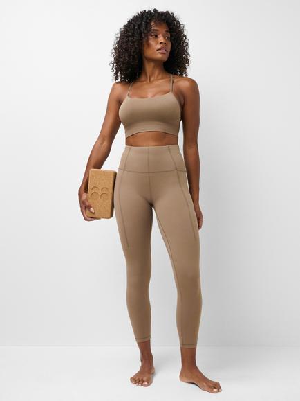 Sweaty Betty Super Soft Yoga Leggings, Utility Brown - view 2, Utility Brown