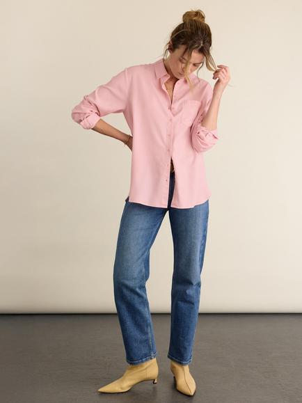Baukjen Martyna Relaxed Shirt containing TENCEL™ Lyocell, Soft Pink, Soft Pink