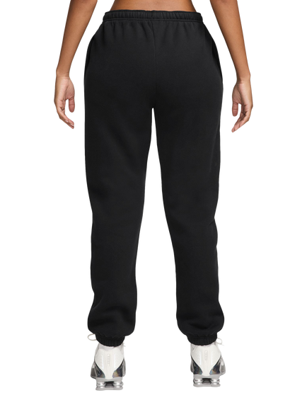 Nike Mid Cuff Tech Fleece Joggers, Black - view 2, Total Black/Sail