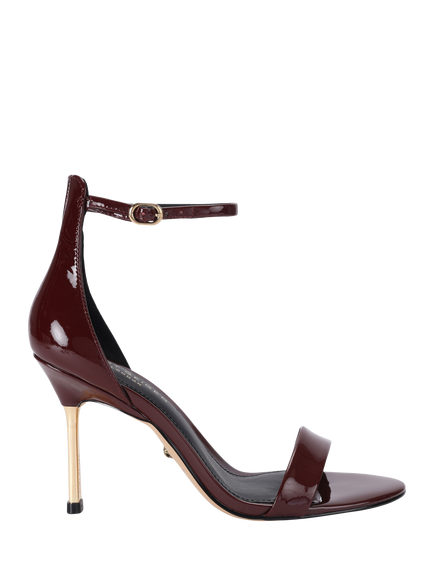 Kurt Geiger London Bank Heeled Sandals, Wine