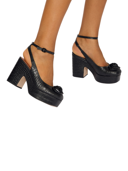 Kurt Geiger London Chelsea Closed Platform Sandals, Black - view 2, Black