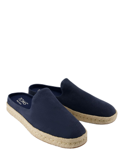 TOMS Santiago Mule Esapdrilles, Navy - view 2, Navy