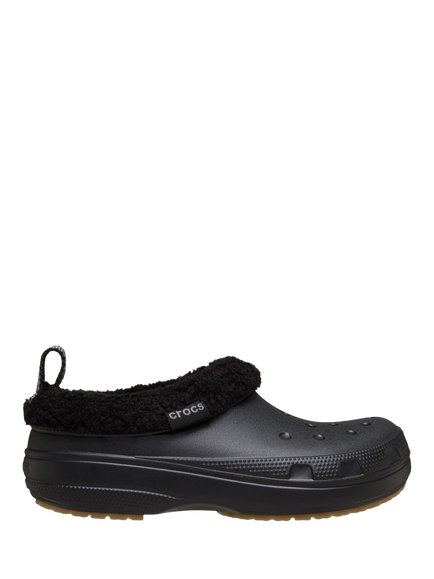 Crocs Classic Lined Shorty Clogs, Black