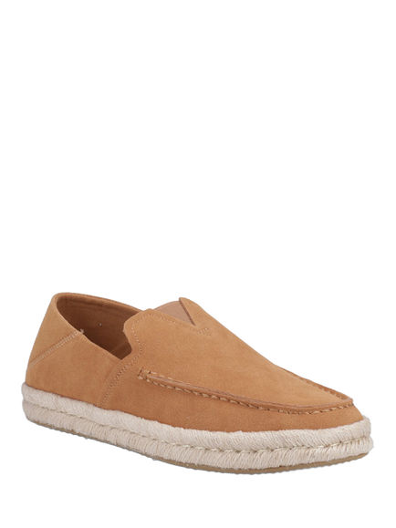 TOMS Alonso Rope Leather Loafers, Tan - view 2, Tan