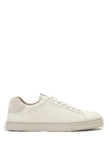 AllSaints Tucker Leather Trainers, White