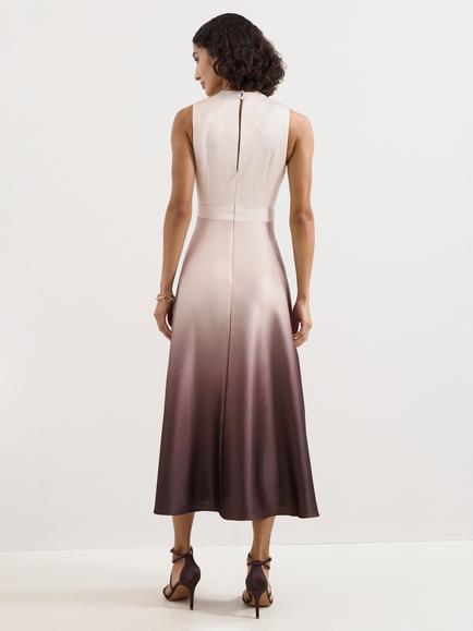 Phase Eight Petite Cheryl Ombre Dress, Ivory - view 2, Ivory