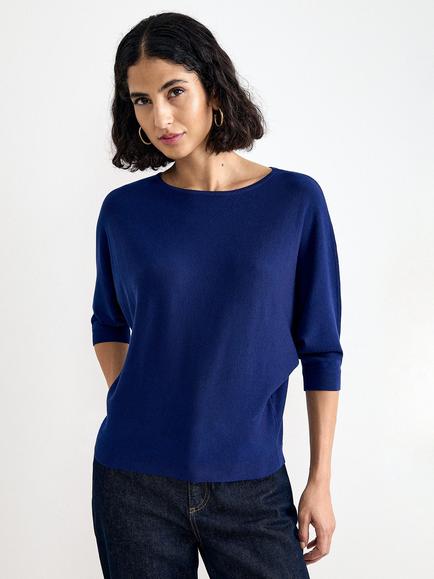 Phase Eight Cristine Knit Jumper, Cobalt