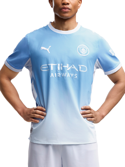 PUMA Manchester City 26/27 Authentic Home Jersey, Light Blue/Icy Blue, Light Blue/Icy Blue