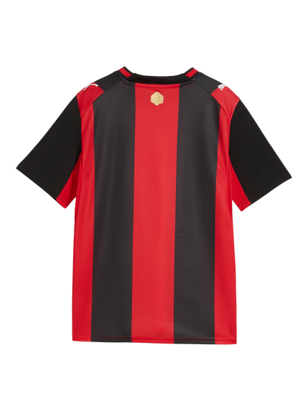 PUMA Kids' AC Milan Home Football Shirt, Black/All Time Red - view 2, Black/All Time Red