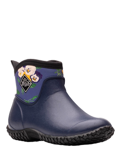 Muck Muckster II RHS Special Edition Ankle Wellington Boots, Navy - view 2, Navy