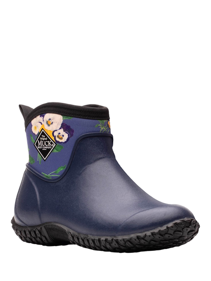 Muck Muckster II RHS Special Edition Ankle Wellington Boots, Navy - view 2, Navy