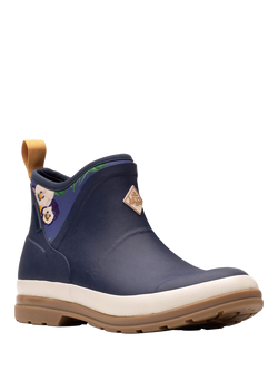 Muck Originals RHS Special Edition Ankle Wellington Boots, Navy - view 2, Navy