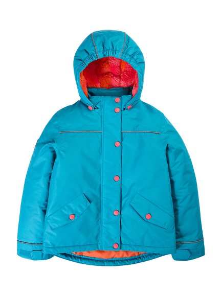 Frugi Kids' Rambler 3-in-1 Coat, Boatblue/Rhubarbchck, Boatblue/Rhubarbchck