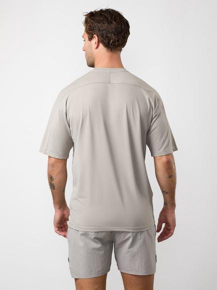 Gym King Roam Crew Neck T-Shirt - view 2, Taupe