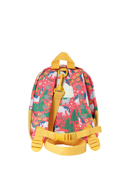 Frugi Kids' Little Adventurers Character Backpack, Shetland Skip - view 2, Shetland Skip