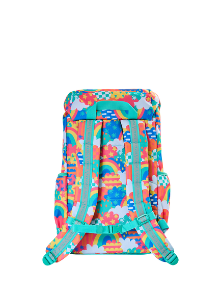 Frugi Kids' Trail Blazing Backpack, Multi - view 2, Multi