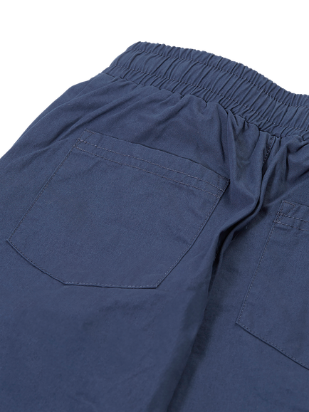 Frugi Baby Everywhere Cotton Chinos, Indigo - view 2, Indigo