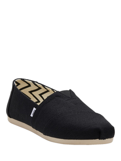 TOMS Alpargata Classic Espadrille Shoes, Black - view 2, Black