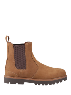 TOMS Griffin Leather Chelsea Boots, Brown, Brown