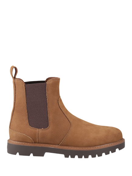 TOMS Griffin Leather Chelsea Boots, Brown, Brown