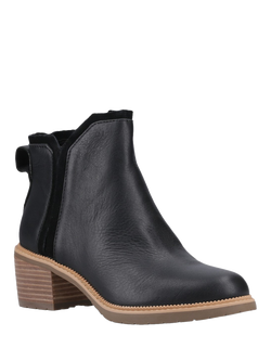 TOMS Hailey Nubuck Ankle Boots, Black - view 2, Black