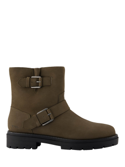 TOMS Ionie Moto Nubuck Ankle Boots, Canteen, Canteen