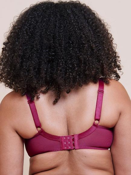 Curvy Kate Boost Sweetheart Padded Balcony Bra, Magenta Pink - view 2, Magenta Pink